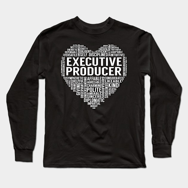 Executive Producer Heart Long Sleeve T-Shirt by LotusTee
